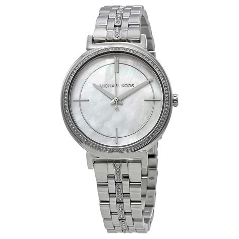 Michael Kors Cinthia Mother of Pearl Dial Ladies Watch MK3641